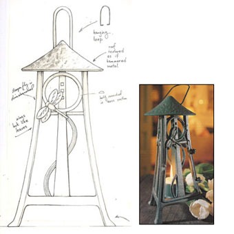 Dragonfly Pagoda Lantern